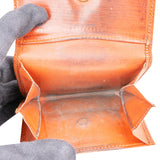 Louis Vuitton Cognac Epi Leather Mini Wallet