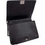 Chanel Quilted Lambskin Boy Single Flap Crossbody Bag