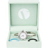 Gucci Silver Tone White Dial 11/12.2 Women Watch