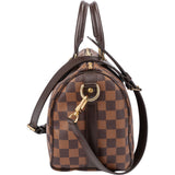 Louis Vuitton Damier Ebene Monogram Speedy 25 Handbag