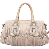 Prada Quilted Leather Bauletto City Handbag