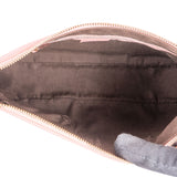 Gucci Pink Leather Bamboo Handbag