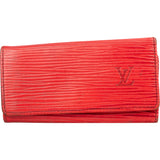 Louis Vuitton Rouge Epi Leather Keyholder