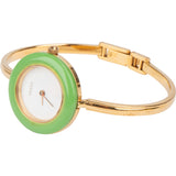 Gucci Gold Tone Change Bezel White Dial 11/12.2 Women Watch