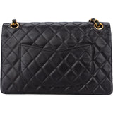 Chanel Quilted Lambskin 24K Gold Medium Double Flap Shoulder Bag