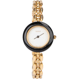 Gucci Gold Tone White Dial 11/12.2 Women Watch