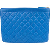 Chanel Quilted Lambskin Boy CC Clutch