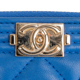 Chanel Quilted Lambskin Boy CC Clutch