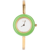 Gucci Gold Tone Change Bezel White Dial 11/12.2 Women Watch
