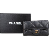 Chanel Quilted Caviar Leather Keyholder