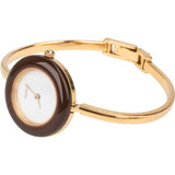 Gucci Gold Tone Change Bezel White Dial 11/12.2 Women Watch
