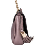 Gucci Metallic Pink Leather Soho CC Crossbody Bag