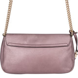 Gucci Metallic Pink Leather Soho CC Crossbody Bag