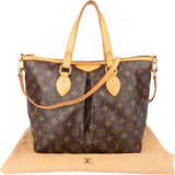 Louis Vuitton Canvas Monogram Palermo MM Handbag