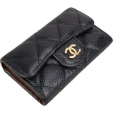 Chanel Quilted Caviar Leather Keyholder