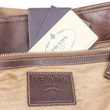 Prada Jacquard Triangle Shoulder Bag