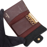 Chanel Quilted Caviar Leather Keyholder