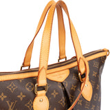 Louis Vuitton Canvas Monogram Palermo MM Handbag