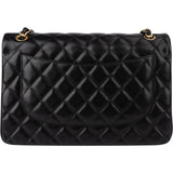 Chanel Quilted Lambskin Jumbo Double Flap Crossbody Bag