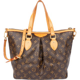 Louis Vuitton Canvas Monogram Palermo MM Handbag