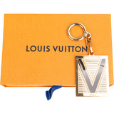 Louis Vuitton Porte Cles V Marron Keychain