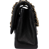 Chanel Quilted Lambskin Jumbo Double Flap Crossbody Bag