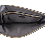 Chanel Quilted Patent Leather CC Clutch