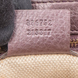 Gucci Metallic Pink Leather Soho CC Crossbody Bag
