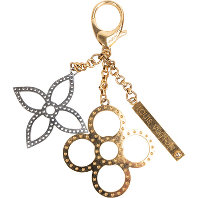 Louis Vuitton Bicolor Flower Keychain