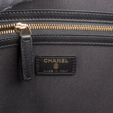 Chanel Quilted Patent Leather CC Clutch