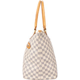 Louis Vuitton Damier Azur Monogram Saleya GM Handbag