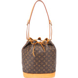 Louis Vuitton Canvas Monogram Sac Noe Grande Shoulder Bag