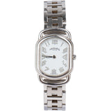 Hermès Silver Tone White Dial Rallye RA1.210 Women Watch