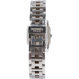 Hermès Silver Tone White Dial Rallye RA1.210 Women Watch