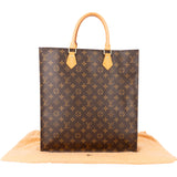 Louis Vuitton Canvas Monogram Sac Plat Handbag