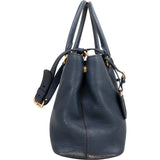 Prada Bleu Vitello Daino Handbag