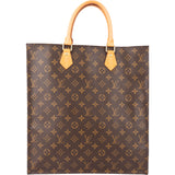 Louis Vuitton Canvas Monogram Sac Plat Handbag
