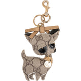 Gucci GG Monogram Chihuahua Dog Keychain