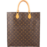 Louis Vuitton Canvas Monogram Sac Plat Handbag