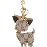 Gucci GG Monogram Chihuahua Dog Keychain