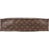 Louis Vuitton Canvas Monogram Sac Plat Handbag