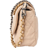 Chanel 19 Quilted Lambskin Single Flap Crossbody Bag