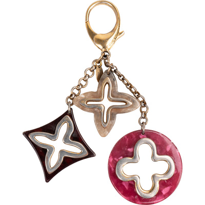 Louis Vuitton Crystal Flower Keychain