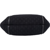 Gucci GG Monogram Bamboo Hobo Bag