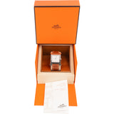 Hermès Silver Tone White Dial Heure H HH.1.510