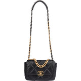 Chanel 19 Quilted Lambskin Single Flap Crossbody Bag