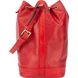 Louis Vuitton Rouge Epi Leather Sac Noe Grande Shoulder Bag