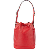 Louis Vuitton Rouge Epi Leather Sac Noe Grande Shoulder Bag