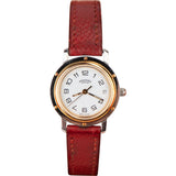 Hermès Bicolor Tone Clipper CL3.240 Women Watch