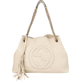 Gucci Leather GG Soho Crossbody Bag